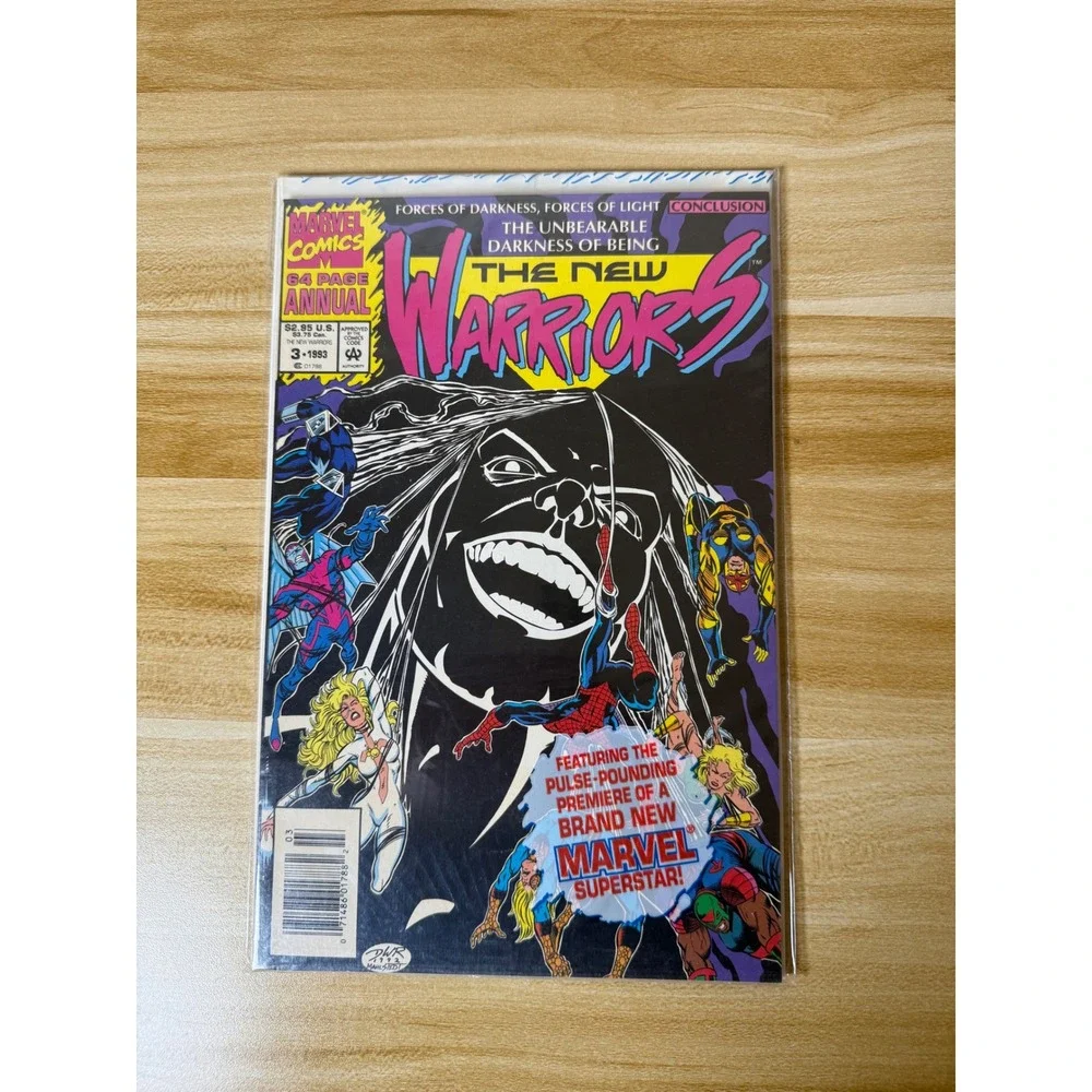 New Warriors Annual #3 Marvel Comics 1993 Premiere SEALED BAG